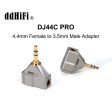 DD ddHiFi DJ44C Pro 4.4mm Female to 3.5mm Male Earphone Adapter on Sale