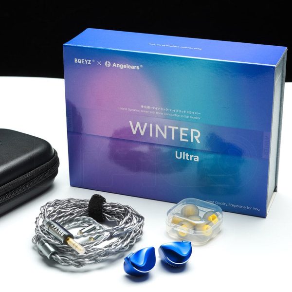 BQEYZ Winter Ultra 1DD+1BC HiFi Dynamic Driver PZT Bone Conduction In-Ear Monitors Online now