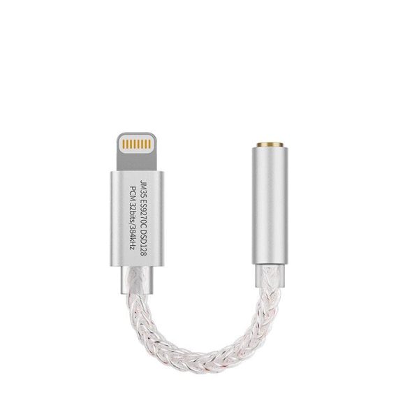 JCALLY JM35L USB Lightning To 3.5mm Cable DAC Hifi Adapter Decode Amp Digital Audio Cable For Discount