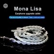 HAKUGEI Mona Lisa Copper Silver Alloy Earphone Cable 2.5 3.5 4.4 - 0.78 2Pin   MMCX Fashion