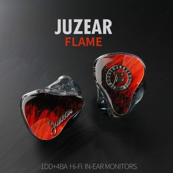 JUZEAR FLAME 1DD+4BA Hybrid In-Ear Earphone Monitor on Sale