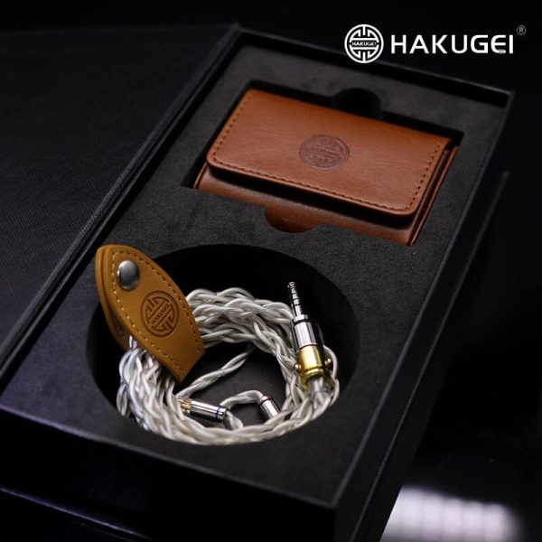 HAKUGEI Skyrim Litz 6N Pure Silver Shielding Cooxical Earphone Cable 2.5 3.5 4.4 - 0.78 2Pin   MMCX For Cheap