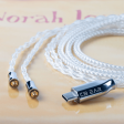 KBEAR T3 Decoding 8-Core OFC Plated With Silver Earphone Cable With Type-C - MMCX  2PIN  TFZ Connector Online Hot Sale