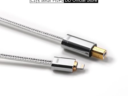 DD ddHiFi TC09BL Lightning To USB-B HiFi Audiophile Cable Online Hot Sale