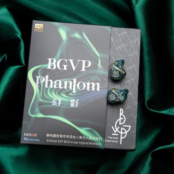 BGVP Phantom 2BA + 2DD + 2EST + 2BCD Flagship In-Ear HIFI Monitor Earphones with 2 in 1 Plug Online now