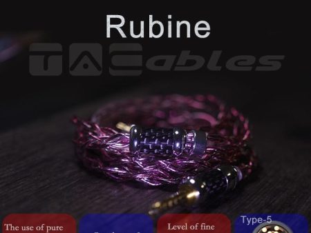 TACables Rubine 3 Elements Hybrid Upgrade Cable 2.5 3.5 4.4 - 0.78 2Pin For Sale