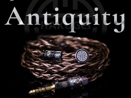 HAKUGEI Antiquity Litz Silver Earphone Cable 2.5 3.5 4.4 - 0.78 2Pin   MMCX For Cheap