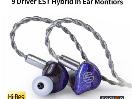 BGVP DM9 9 Driver EST Hybrid In-Ear Monitors For Sale