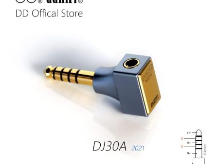 DD ddHiFi New DJ30A 3.5 Female to 4.4mm Male Adapter Apply To Devices with 4.4mm Output Only Discount