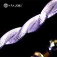 HAKUGEI White Dragon Gold Silver Palladium Alloy Shielding Cable 2.5 3.5 4.4 - 0.78 2Pin   MMCX Hot on Sale