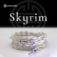 HAKUGEI Skyrim Litz 6N Pure Silver Shielding Cooxical Earphone Cable 2.5 3.5 4.4 - 0.78 2Pin   MMCX For Cheap