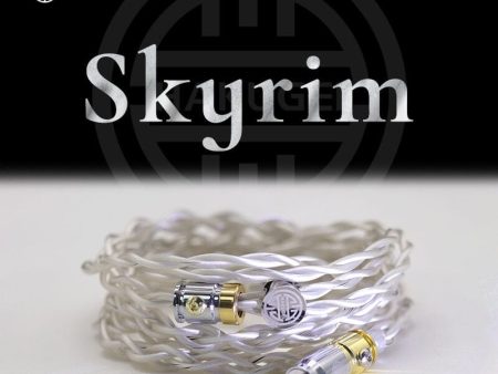 HAKUGEI Skyrim Litz 6N Pure Silver Shielding Cooxical Earphone Cable 2.5 3.5 4.4 - 0.78 2Pin   MMCX For Cheap