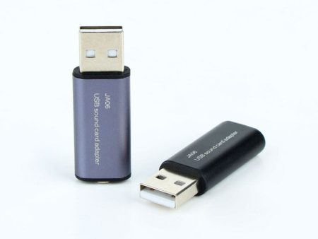 JCALLY JA06 USB External Sound Card Converter To 3.5mm Earphones With Mic Suitable Discount