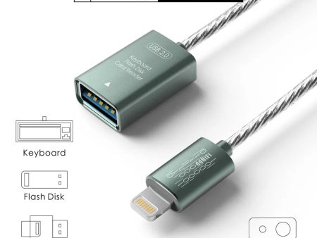 DD ddHiFi MFi06F 2.0 Lightning To USB-A Female OTG Cable Cheap