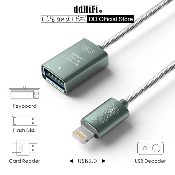 DD ddHiFi MFi06F 2.0 Lightning To USB-A Female OTG Cable Cheap