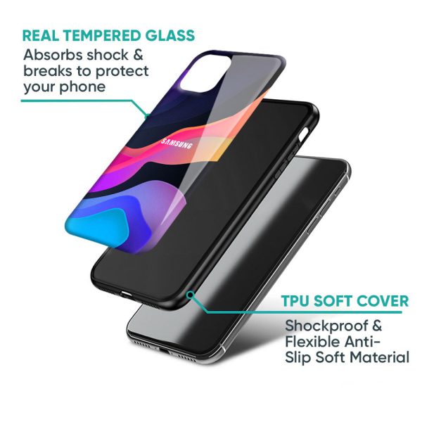 Colorful Fluid Glass Case for Samsung Galaxy A14 5G Hot on Sale