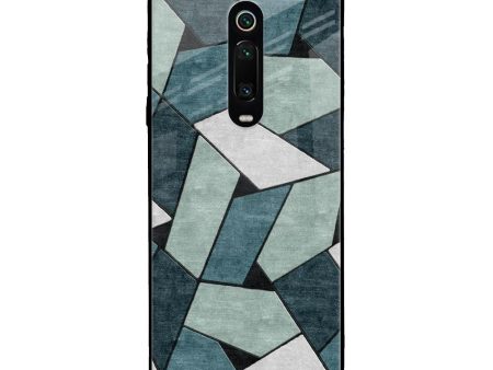 Abstact Tiles Glass Case for Xiaomi Redmi K20 Pro Fashion