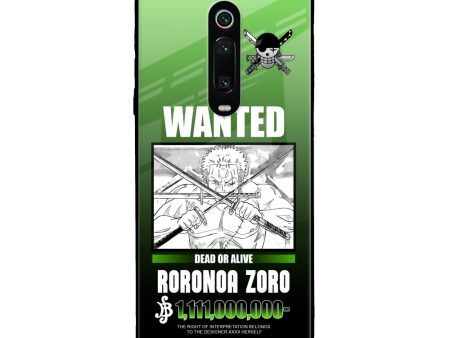 Zoro Wanted Glass Case for Xiaomi Redmi K20 Pro Online now