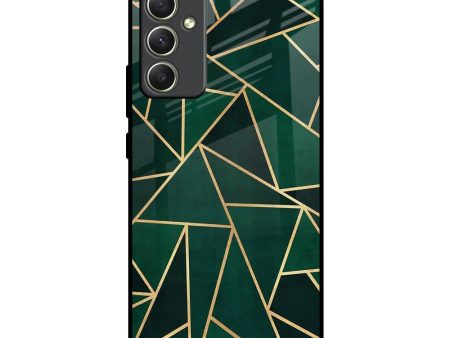 Abstract Green Glass Case For Samsung Galaxy A34 5G Online Sale