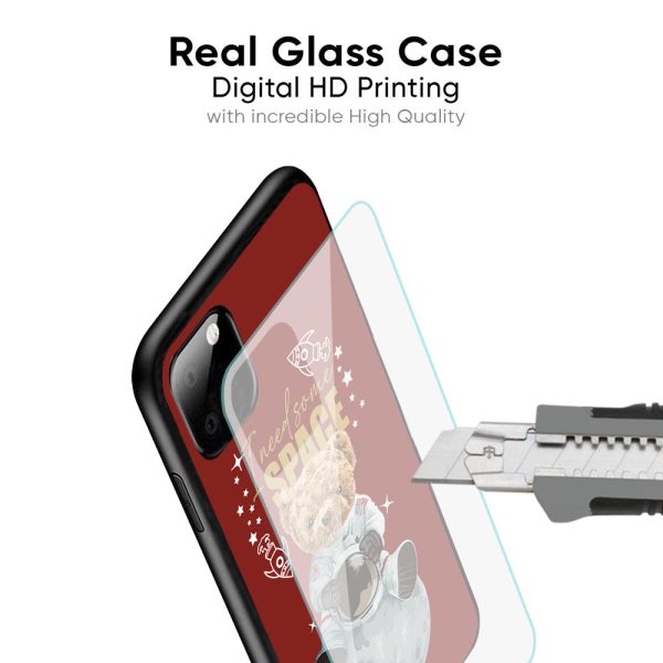 Astronaut Bear Glass Case for Samsung Galaxy S21 Plus Hot on Sale