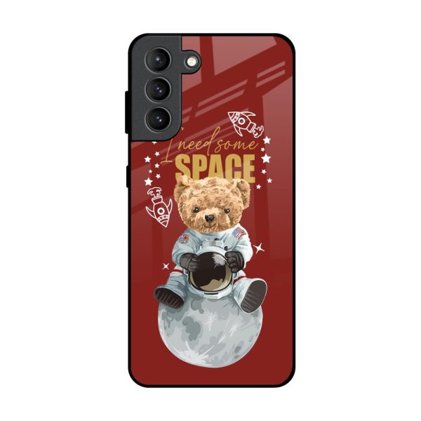 Astronaut Bear Glass Case for Samsung Galaxy S21 Plus Hot on Sale