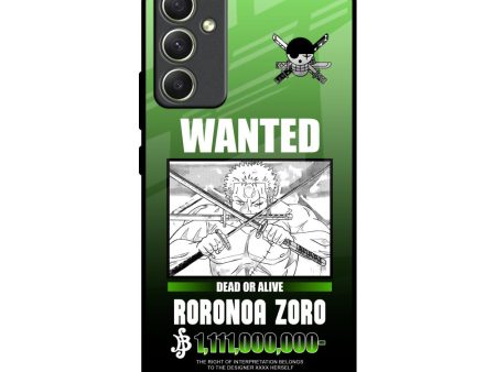 Zoro Wanted Glass Case for Samsung Galaxy A34 5G Online Sale