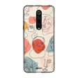 Abstract Faces Glass Case for Xiaomi Redmi K20 Pro Fashion