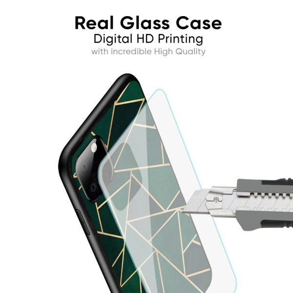 Abstract Green Glass Case For Samsung Galaxy A34 5G Online Sale